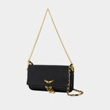 Wallet On Chain Rock Nano - Zadig & Voltaire - Cuir - Noir