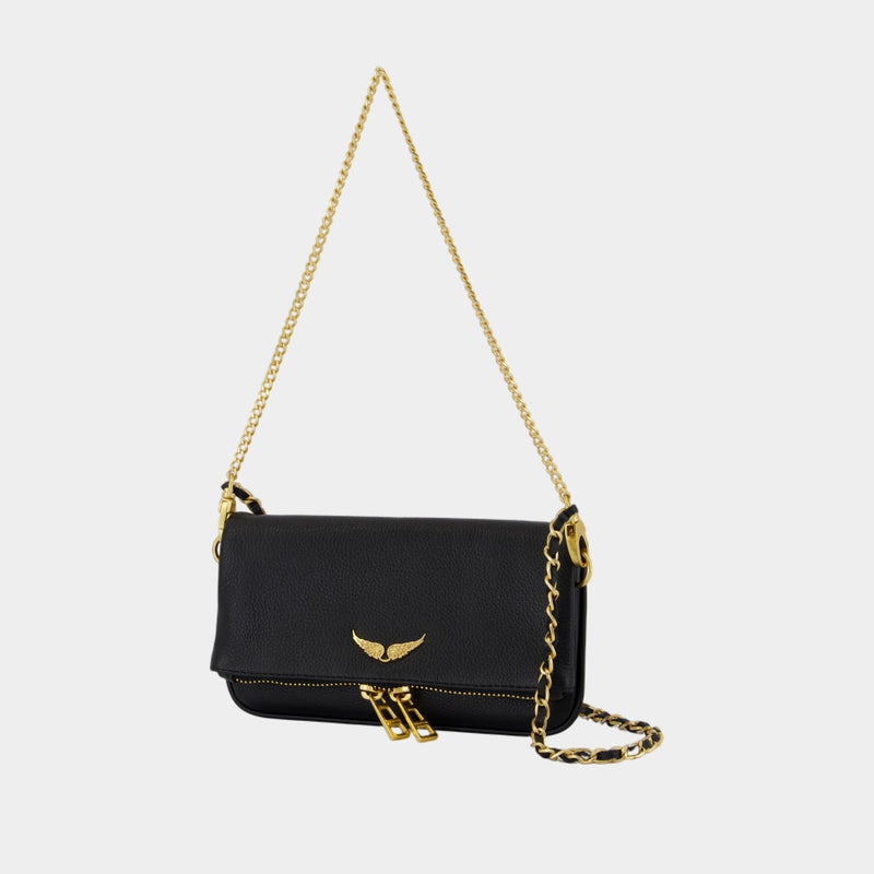 Wallet On Chain Rock Nano - Zadig & Voltaire - Cuir - Noir