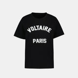 T-Shirt Alys Hc Voltaire Paris - Zadig & Voltaire - Coton - Noir