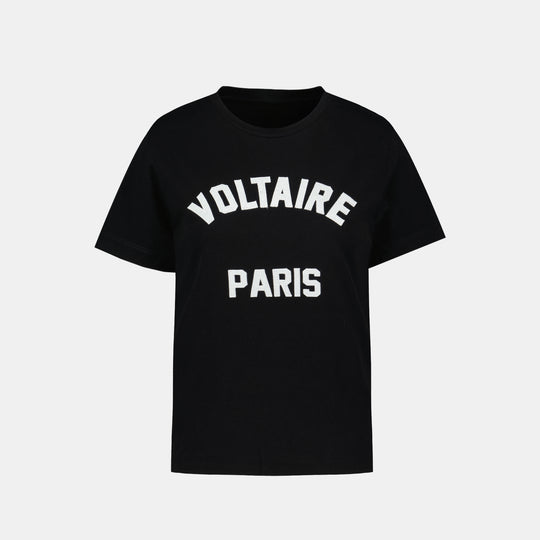 T-Shirt Alys Hc Voltaire Paris - Zadig & Voltaire - Coton - Noir