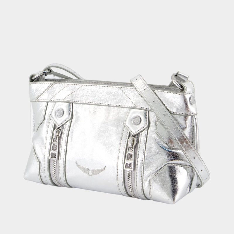 Sac À Bandoulière Sunny Mood - Zadig & Voltaire - Cuir - Argenté