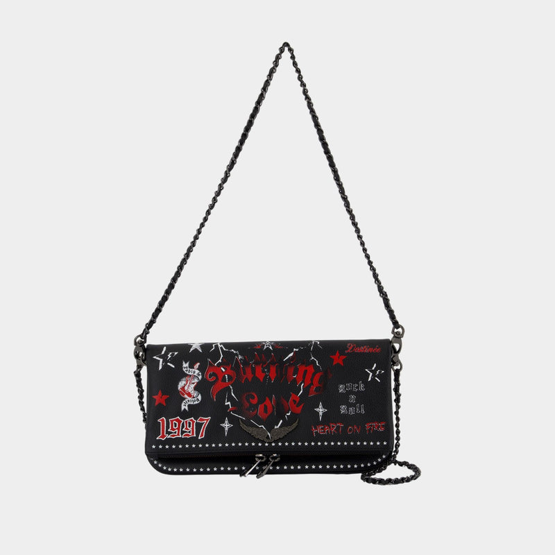 Wallet On Chain Rock - Zadig & Voltaire - Cuir - Noir