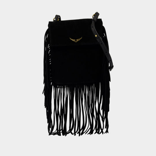 Sac À Bandoulière Rockson Nano - Zadig & Voltaire - Cuir - Noir