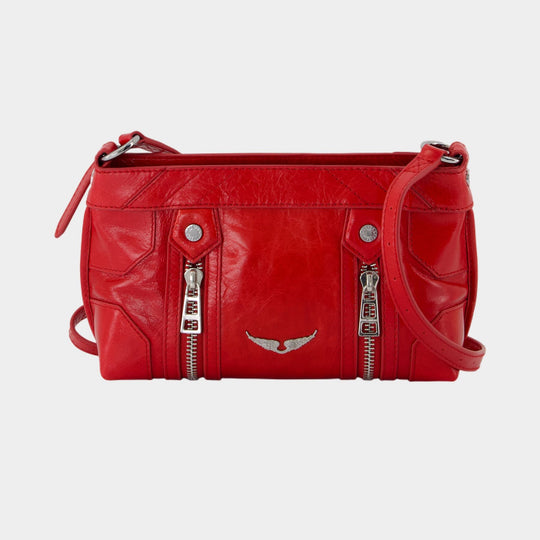 Sac À Bandoulière Sunny Mood - Zadig & Voltaire - Cuir - Rouge