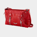 Sac À Bandoulière Sunny Mood - Zadig & Voltaire - Cuir - Rouge