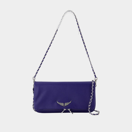 Wallet On Chain Rock - Zadig & Voltaire - Cuir - Violet