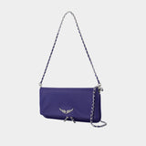 Wallet On Chain Rock - Zadig & Voltaire - Cuir - Violet
