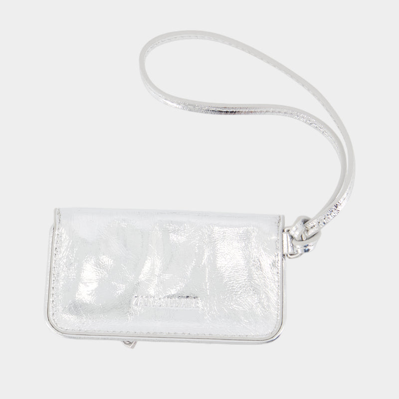 Porte-Carte Rock Keyring - Zadig & Voltaire - Cuir - Argenté