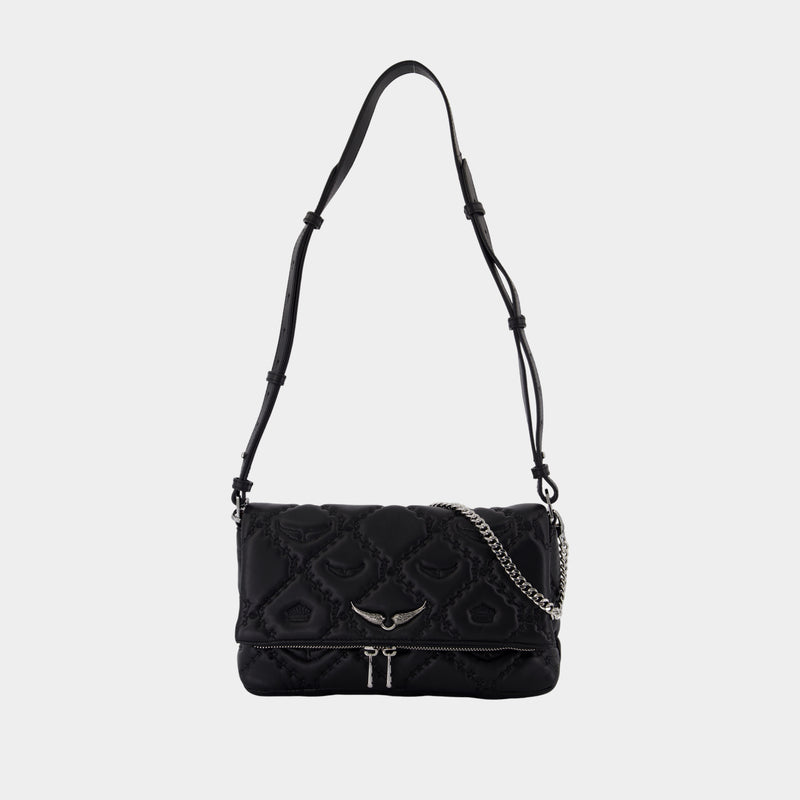Sac À Bandoulière Rocky Ii - Zadig & Voltaire - Cuir - Noir
