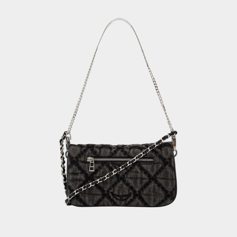 Wallet On Chain Rock Nano - Zadig & Voltaire - Coton - Gris
