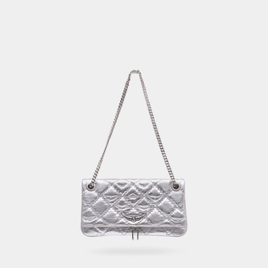 Wallet On Chain Rock Ii - Zadig & Voltaire - Cuir - Argenté