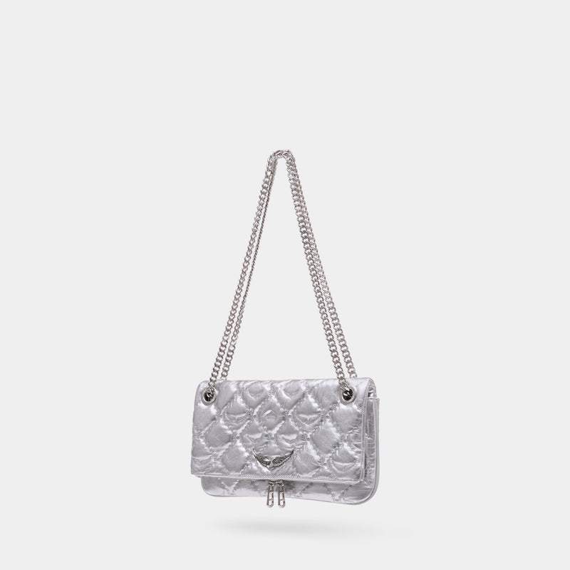 Wallet On Chain Rock Ii - Zadig & Voltaire - Cuir - Argenté
