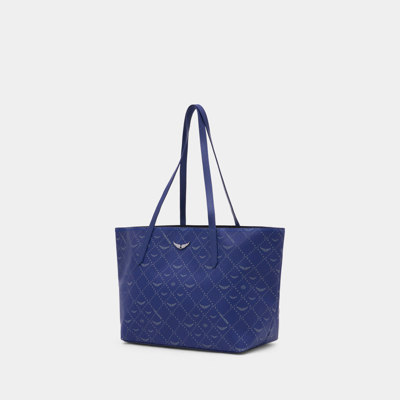 Cabas Z Monogram - Zadig & Voltaire - Synthétique - Bleu
