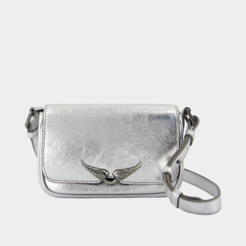 Sac À Bandoulière Le Zazi - Zadig & Voltaire - Cuir - Argenté