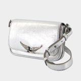 Sac À Bandoulière Le Zazi - Zadig & Voltaire - Cuir - Argenté