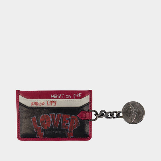 Porte-Carte Sunny Pass Punk - Zadig & Voltaire - Cuir - Noir