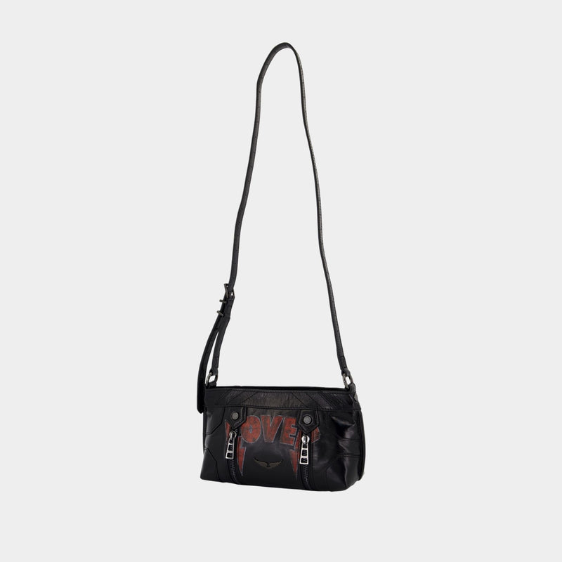 Sac À Bandoulière Sunny Mood Punk - Zadig & Voltaire - Cuir - Noir