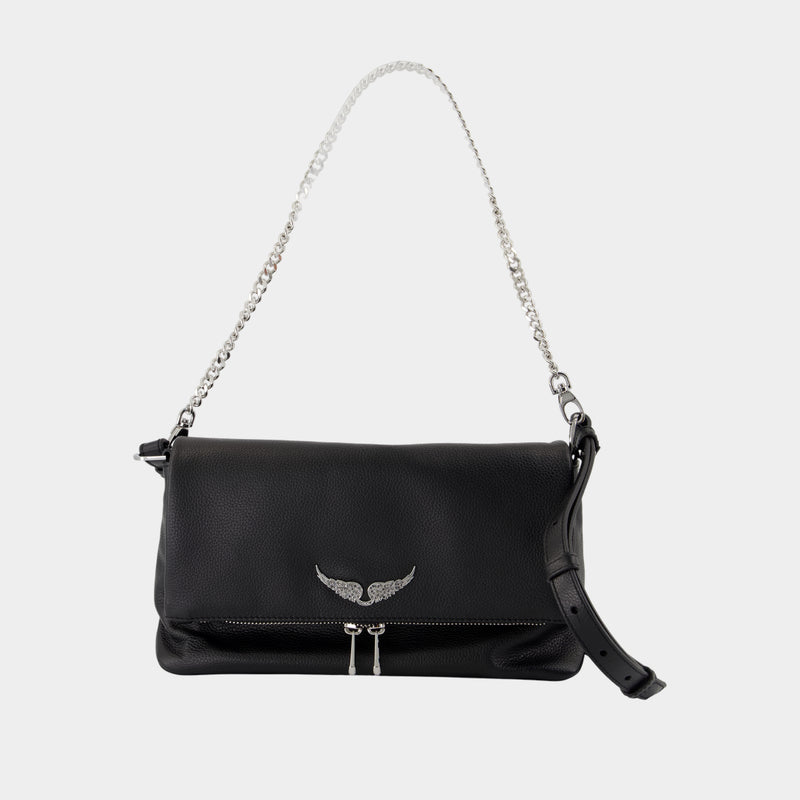 Sac À Bandoulière Rocky Ii - Zadig & Voltaire - Cuir - Noir