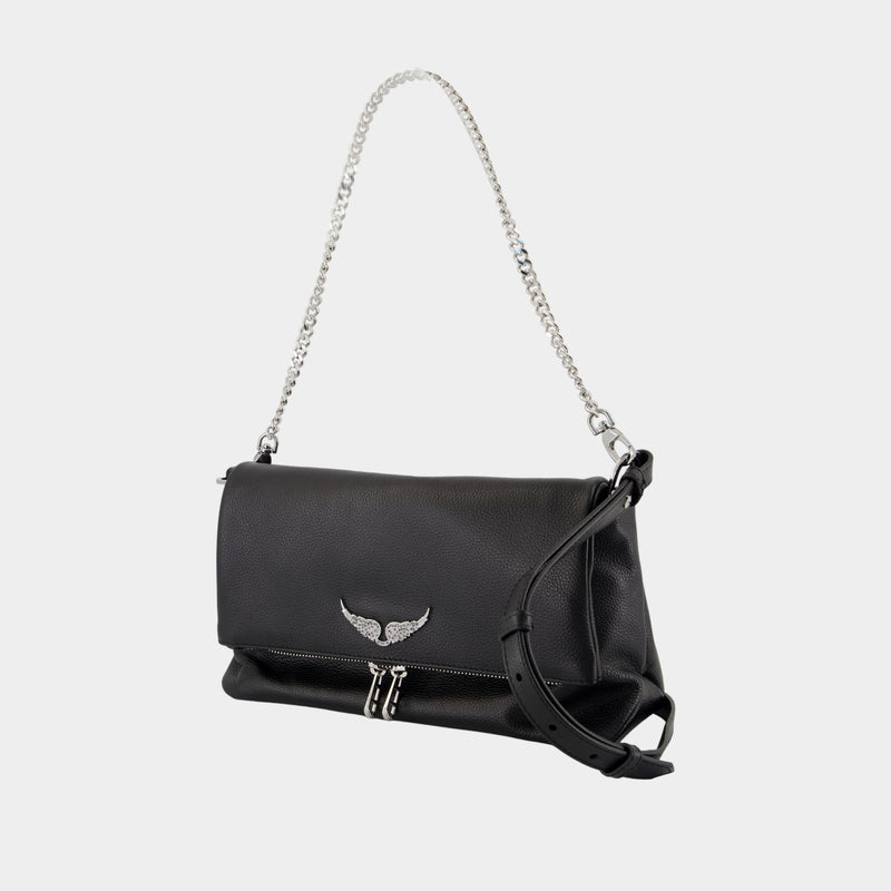 Sac À Bandoulière Rocky Ii - Zadig & Voltaire - Cuir - Noir