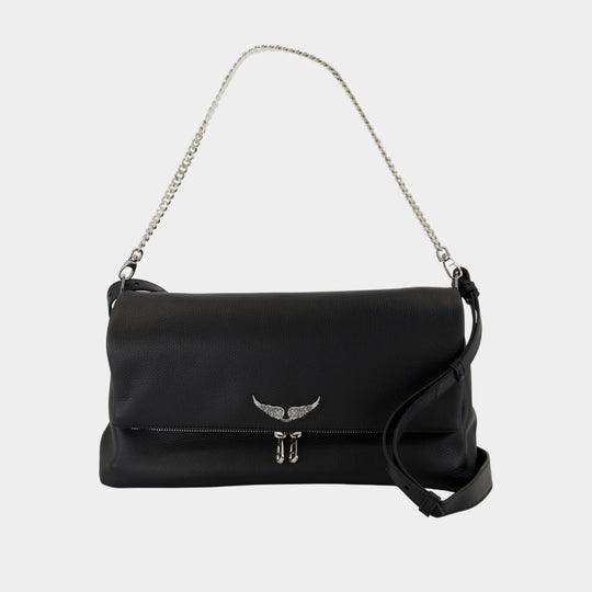 Sac À Bandoulière Rocky Xl  - Zadig & Voltaire - Cuir - Noir