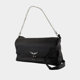 Sac À Bandoulière Rocky Xl  - Zadig & Voltaire - Cuir - Noir