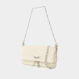 Wallet On Chain Rock Nano - Zadig & Voltaire - Cuir - Blanc