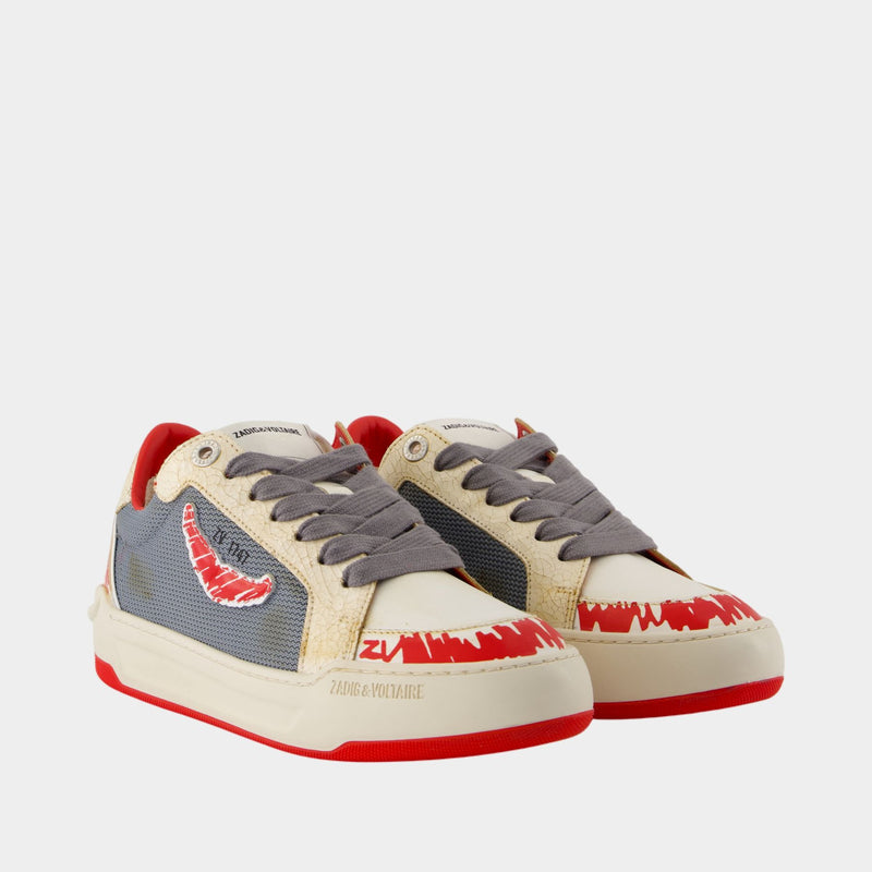 Sneakers Fly Wings - Zadig & Voltaire - Cuir - Rouge