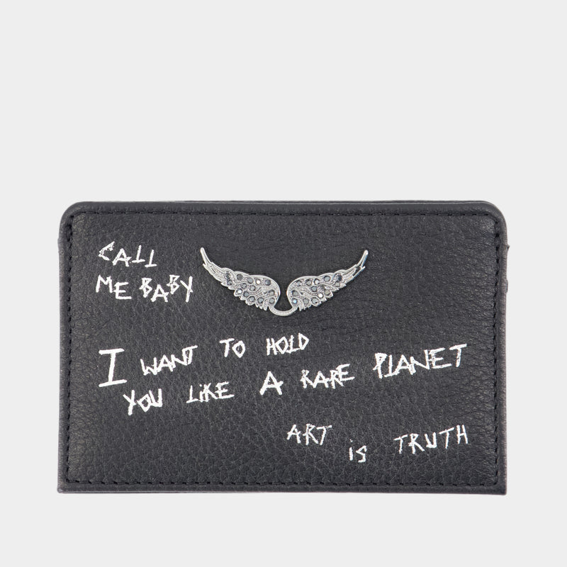 Wallet Zv Pass - Zadig & Voltaire - Cuir - Noir