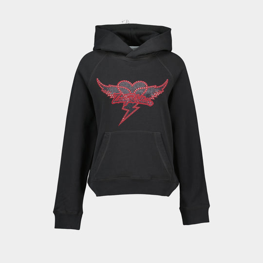 Hoodie Georgy - Zadig & Voltaire - Coton - Noir