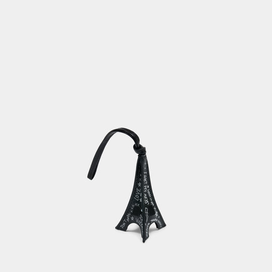Porte-Clé Tower - Zadig & Voltaire - Cuir - Noir
