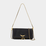 Sac À Bandoulière Rock Soft Wild - Zadig & Voltaire - Cuir - Noir