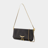 Sac À Bandoulière Rock Soft Wild - Zadig & Voltaire - Cuir - Noir