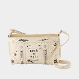 Sac À Bandoulière Sunny Mood Tattoo - Zadig & Voltaire - Cuir - Blanc