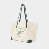 Cabas Z Monogram Tennis - Zadig & Voltaire - Synthétique - Blanc