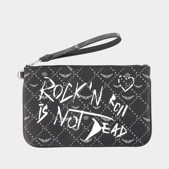 Pochette Z Monogram Arty Tag - Zadig & Voltaire - Synthétique - Noir