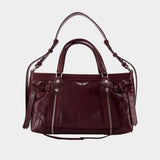 Sac À Bandoulière Sunny Rider - Zadig & Voltaire - Cuir - Bordeaux