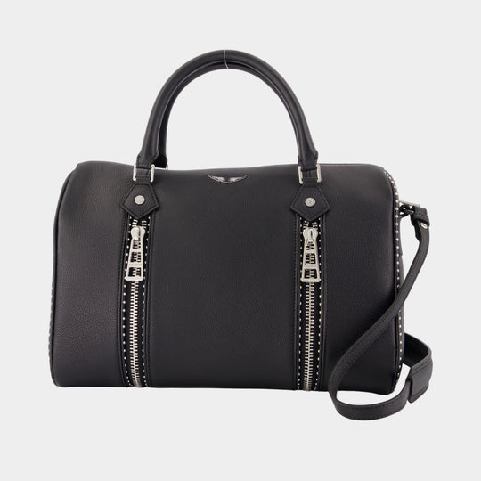 Sac À Main Sunny Medium Studs - Zadig & Voltaire - Cuir - Noir
