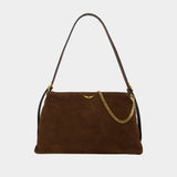 Sac À Bandoulière Jim - Zadig & Voltaire - Cuir - Marron