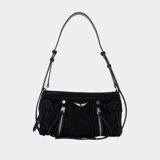 Sac Porté Épaule Sunny Rider Xs - Zadig & Voltaire - Cuir - Noir