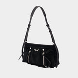 Sac Porté Épaule Sunny Rider Xs - Zadig & Voltaire - Cuir - Noir