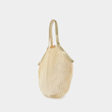 Sac Porté Épaule Filet - Vanessa Bruno - Coton - Beige