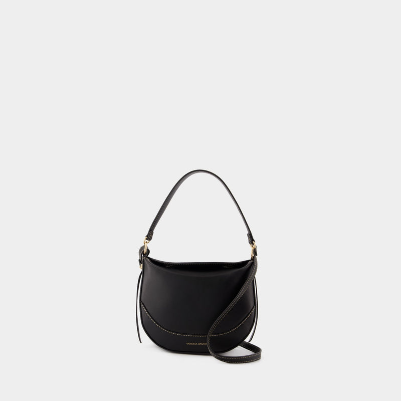 Sac Porté Épaule Mini Daily - Vanessa Bruno - Cuir - Noir