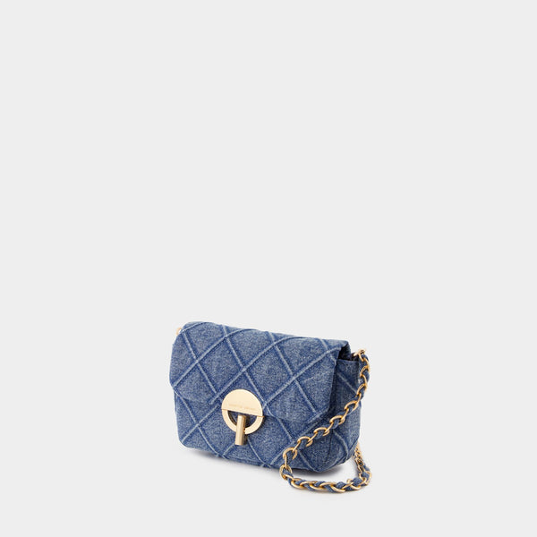 Sac À Bandoulière Moon - Vanessa Bruno - Coton - Bleu