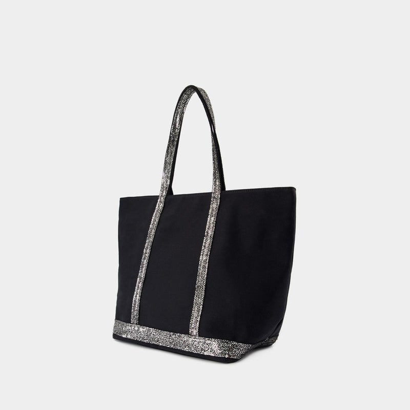 Shopper Cabas L - Vanessa Bruno - Coton - Noir