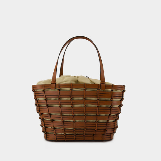 Sac Porté Épaule Panier - Vanessa Bruno - Cuir - Marron