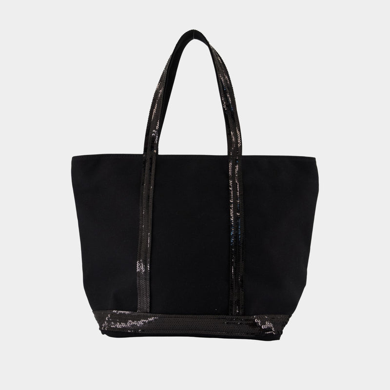 Cabas M Zippe - Vanessa Bruno - Coton - Noir