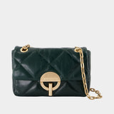 Wallet On Chain Nano Moon - Vanessa Bruno - Cuir - Vert