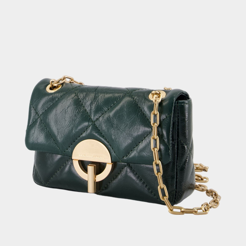 Wallet On Chain Nano Moon - Vanessa Bruno - Cuir - Vert