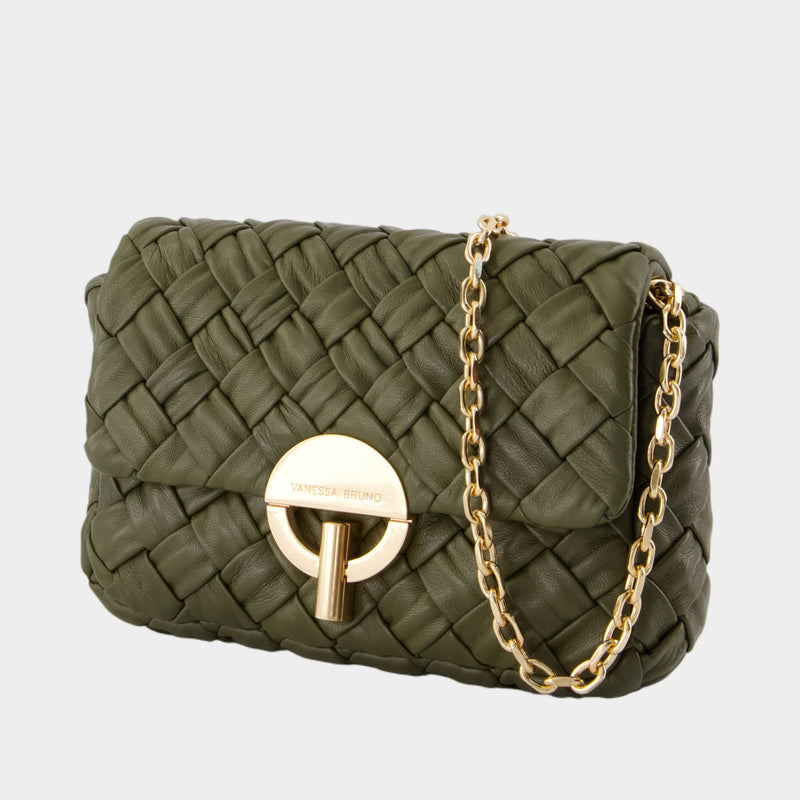 Sac Porté Épaule Nano Moon - Vanessa Bruno - Cuir - Marron