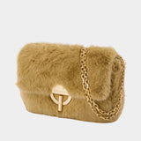 Sac Porté Épaule Moon Moyen - Vanessa Bruno - Synthétique - Beige